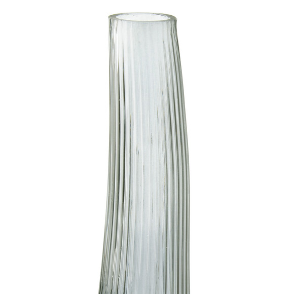 Große Vase in Rillen-Optik