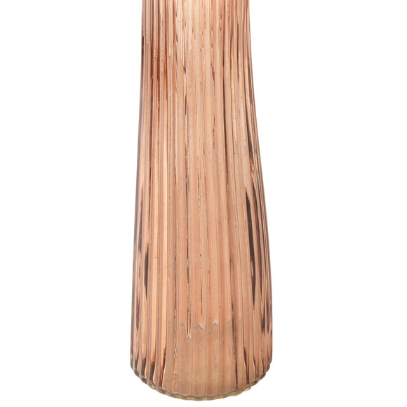 Große Vase in Rillen-Optik