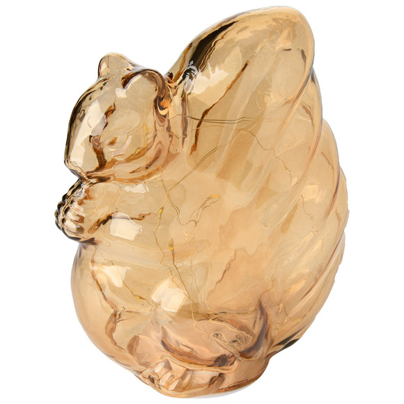 LED-lamp in eekhoornontwerp bruin