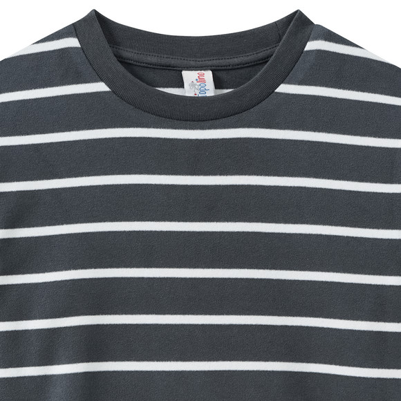 Jongens shirt lange mouwen met strepen