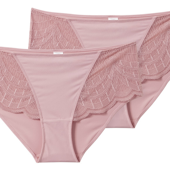 2 Damen Pantys mit Spitze