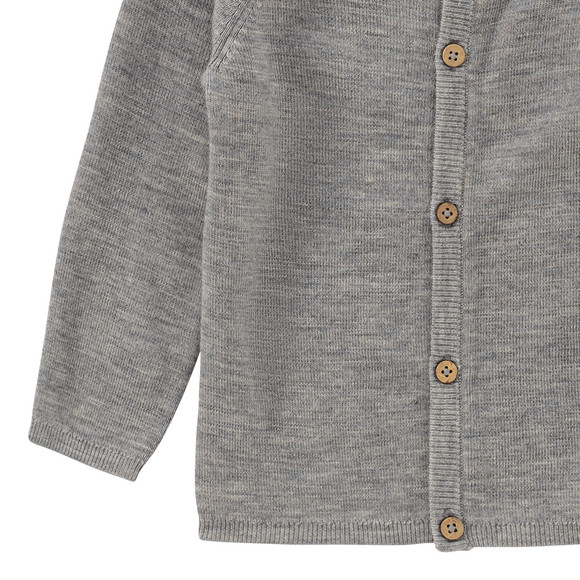 Wollen babyvest effen