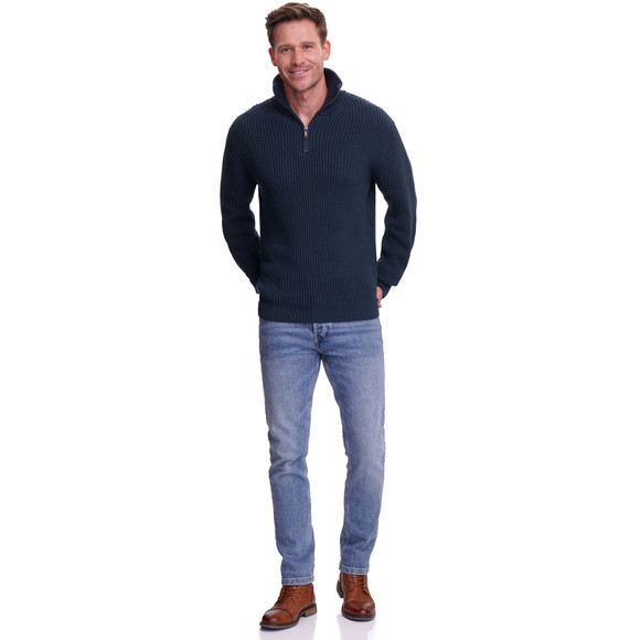 Gebreide katoenen troyer voor heren