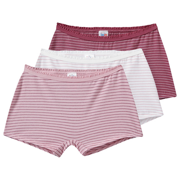 3 Mädchen Pantys mit Streifen