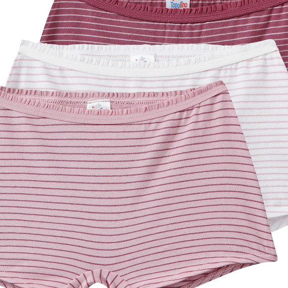 3 Mädchen Pantys mit Streifen