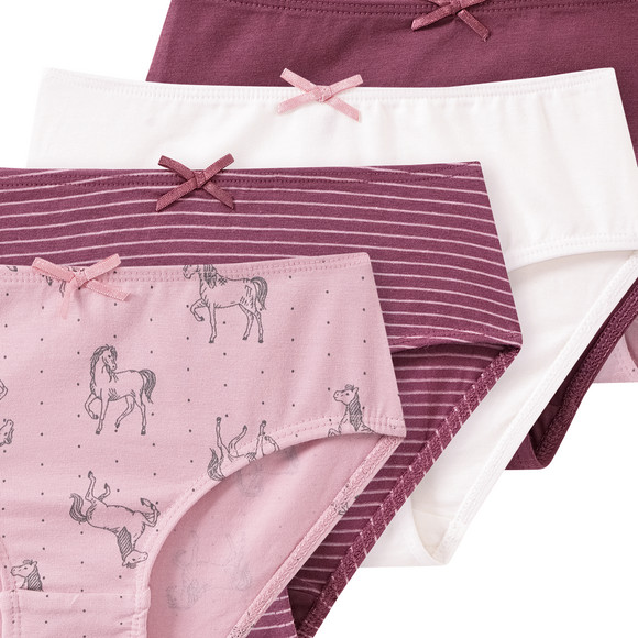 5 Meisjes Slips met biologisch katoen