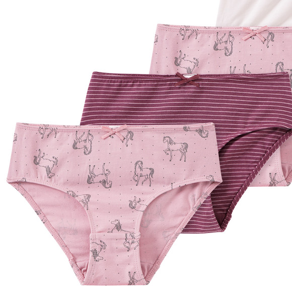 5 Meisjes Slips met biologisch katoen