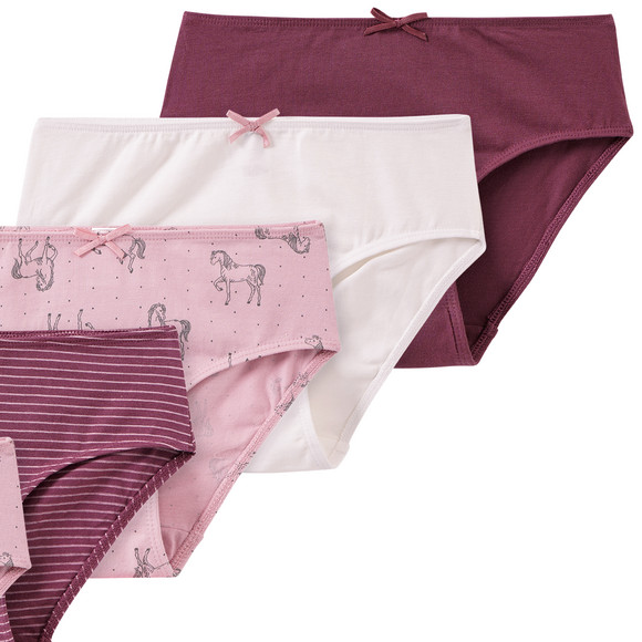 5 Meisjes Slips met biologisch katoen