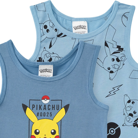 2 Pokémon Unterhemden mit Print