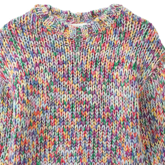 Meisjes' gebreide trui in felle kleuren