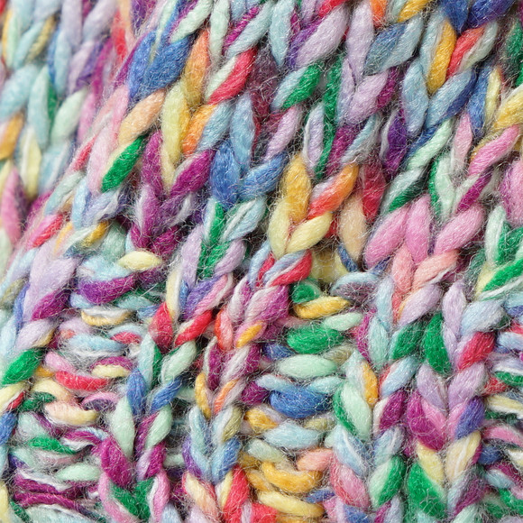 Meisjes' gebreide trui in felle kleuren