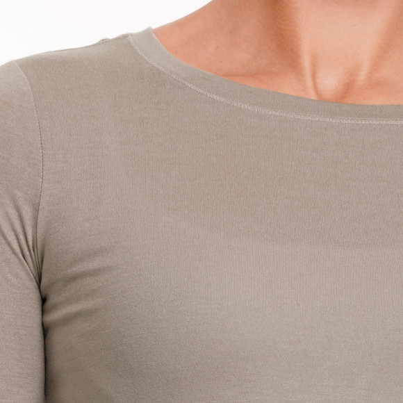 Dameshemd met lange mouwen in een basic look