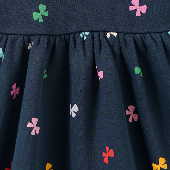 Mädchen Sweatkleid mit Allover-Print