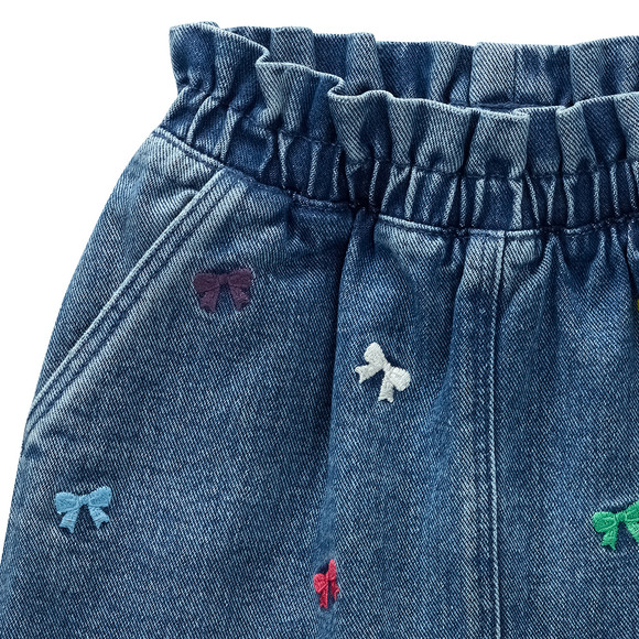 Mädchen Rock mit Schleifen-Allover