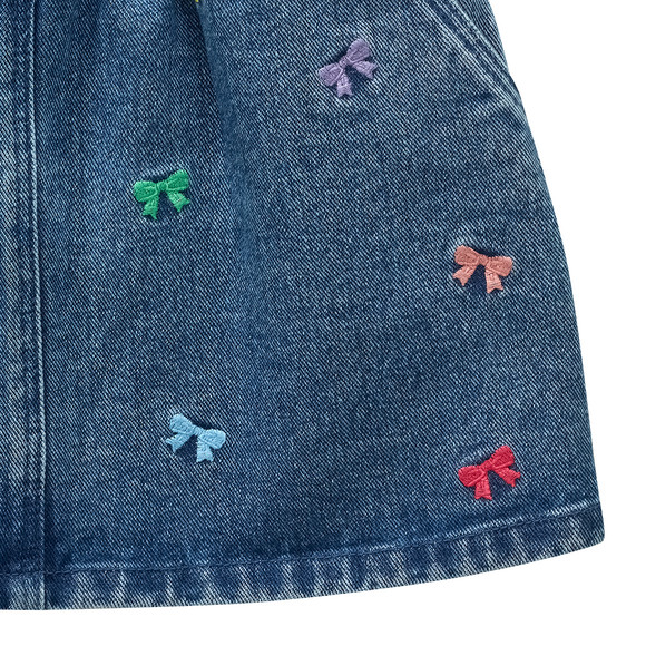 Mädchen Rock mit Schleifen-Allover