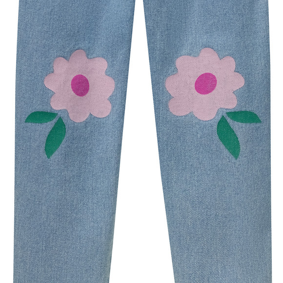 Mädchen Jeans mit Paperbag-Bund