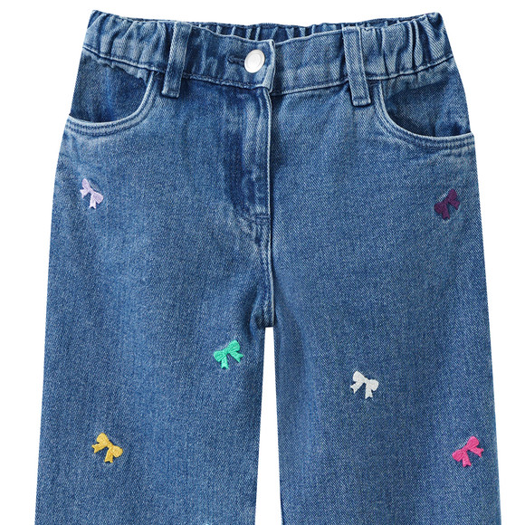 Mädchen Jeans mit Stickerei