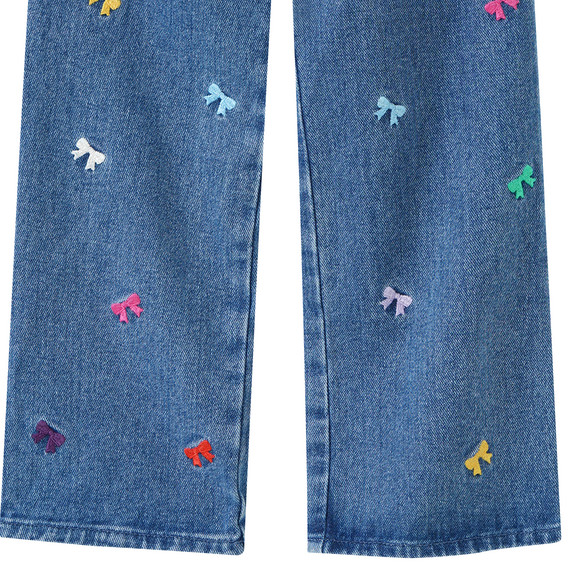 Mädchen Jeans mit Stickerei