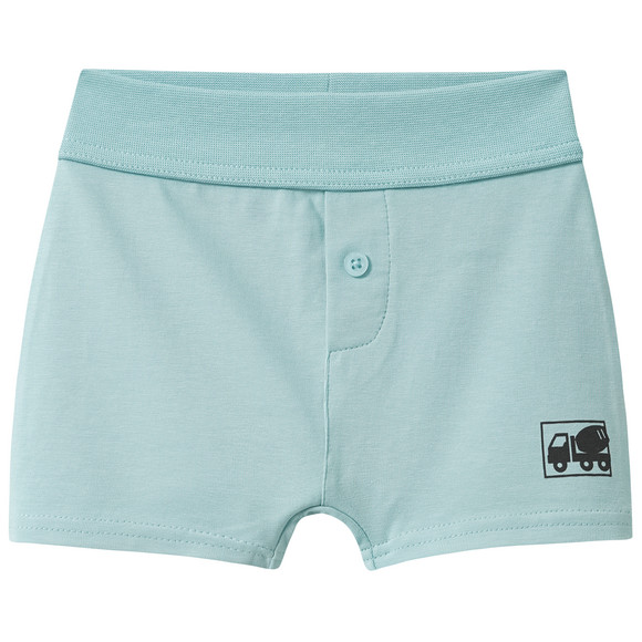 3 Baby Boxer mit Baustellen-Fahrzeugen