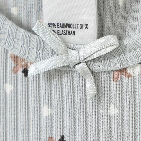 2 Onderhemden met geribbelde structuur