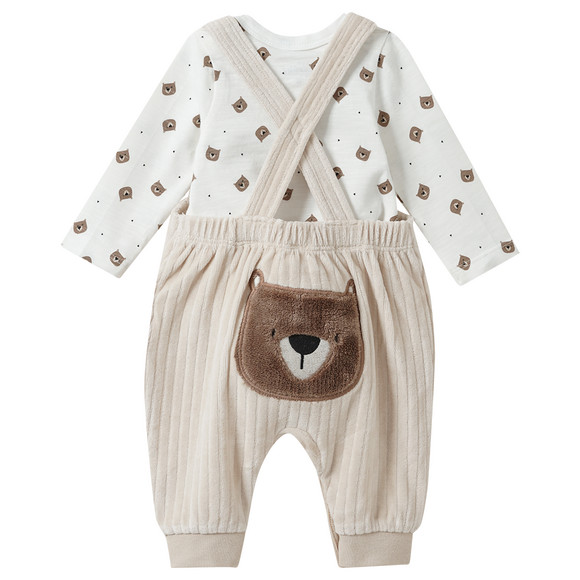 Babyset met rompertje met lange mouwen en ...