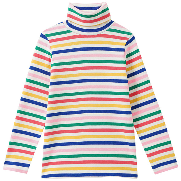Mädchen Langarmshirt mit Rollkragen
