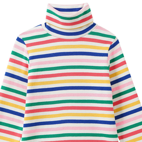 Mädchen Langarmshirt mit Rollkragen