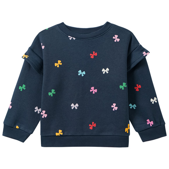 Mädchen Sweatshirt mit Allover-Print