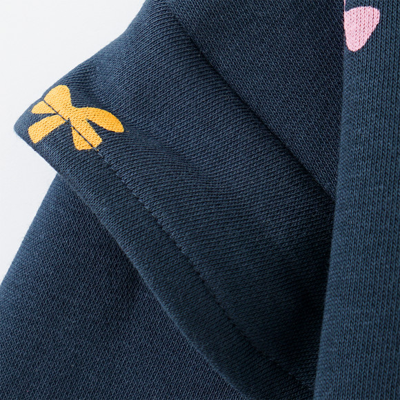 Mädchen Sweatshirt mit Allover-Print