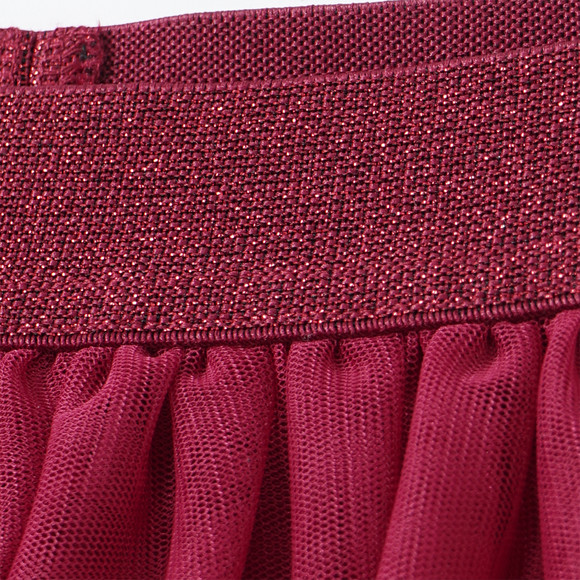 Meisjes kerstrok met applicaties