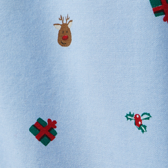 Jongens' kerstshirt met strikje