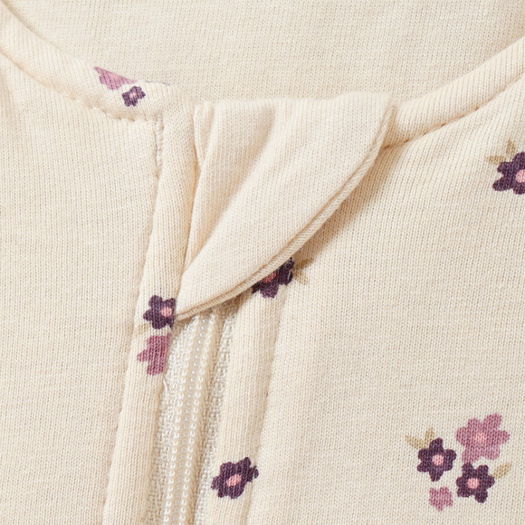 Baby slaapzak met bloemen all-over