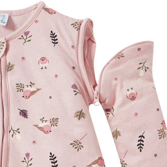 SONARIN Babyschlafsack Mit Abnehmbaren Ärmeln - 2,5 Tog, 100% Baumwolle Für 0-10°C