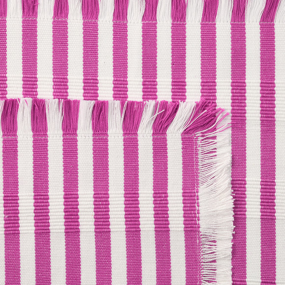 2 placemats met ribstructuur