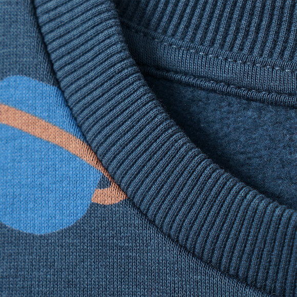 Sweater voor jongens met spatie all-over