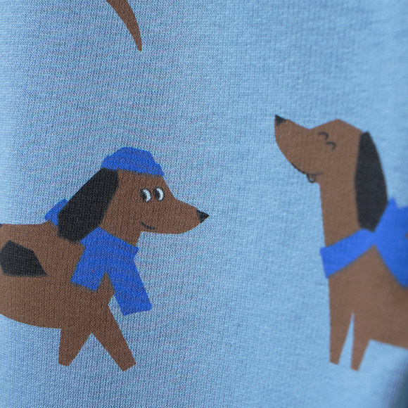 Jongens joggingbroek met teckel all-over