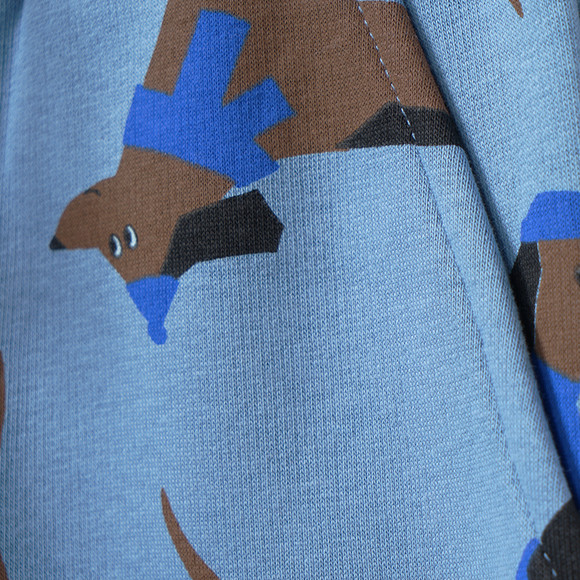 Jongens joggingbroek met teckel all-over