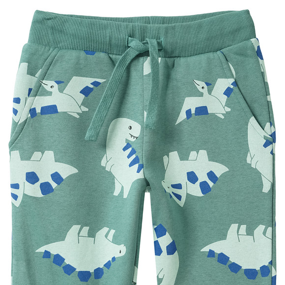 Jongens joggingbroek met dinosaurus all-over