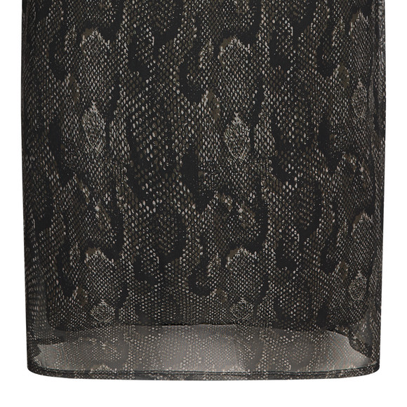 Damen Midi-Kleid mit Animal-Muster