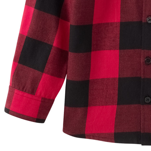 Flanellen overhemd voor jongens