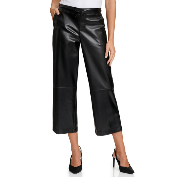 Damen Culotte in Leder-Optik