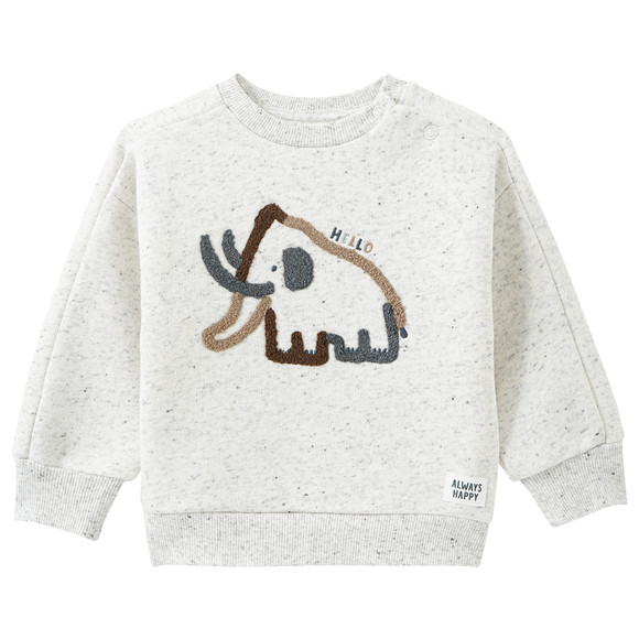 Baby-sweater met applicatie