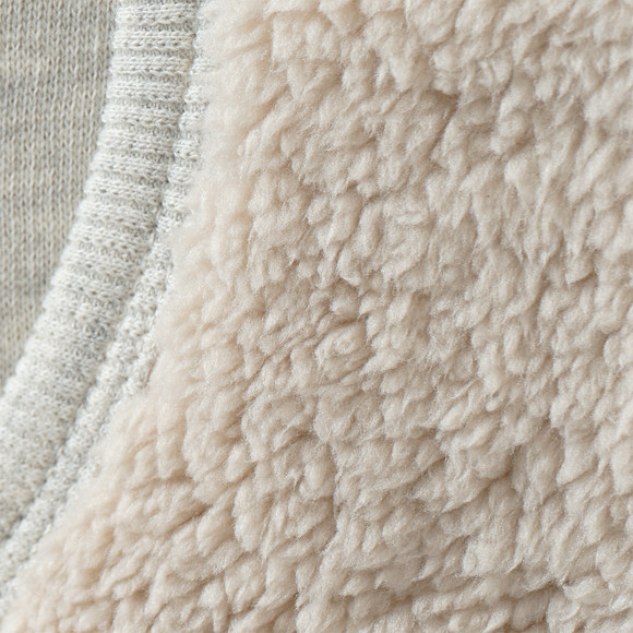 Jungen Hoodie mit Teddyplüsch