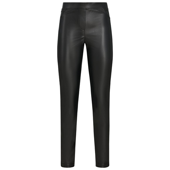 Damen Leggings in Leder-Optik