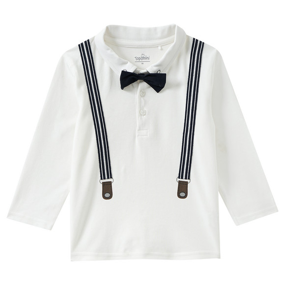 Baby Langarmshirt mit Fliege