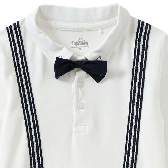 Baby Langarmshirt mit Fliege