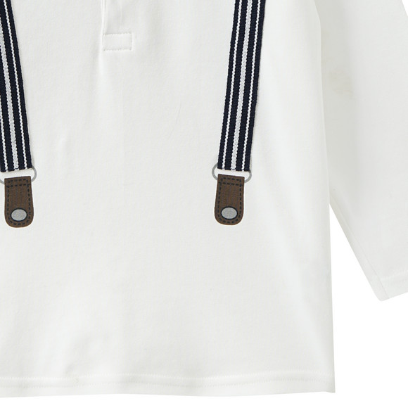 Baby Langarmshirt mit Fliege