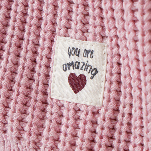 Ribgebreid babyvestje