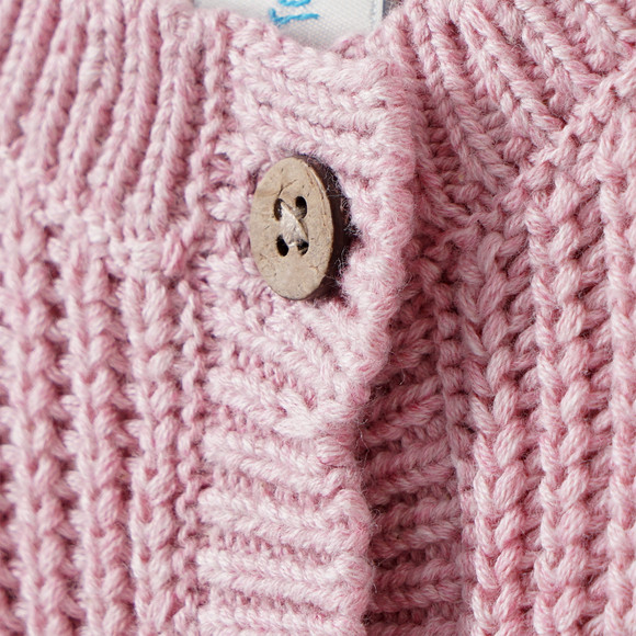 Ribgebreid babyvestje