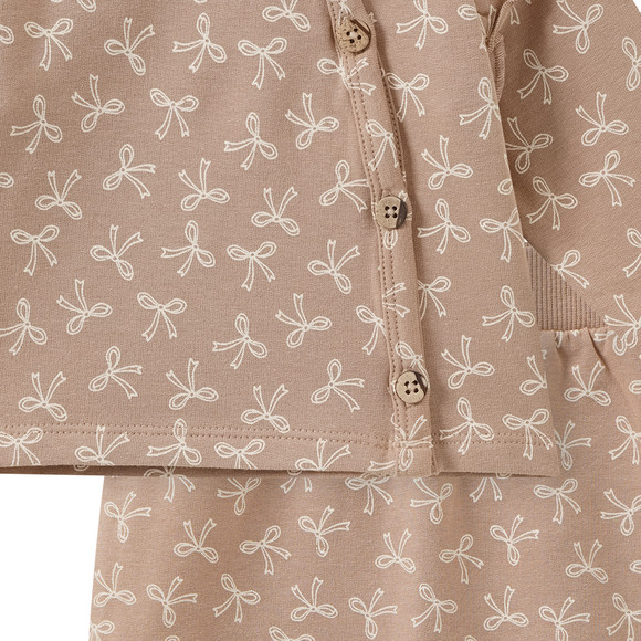 Newborn Set mit Schleifen-Motiv